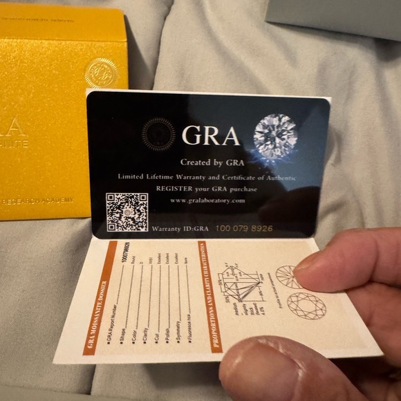 Womens moissanite diamond ring - Picture 5 of 11